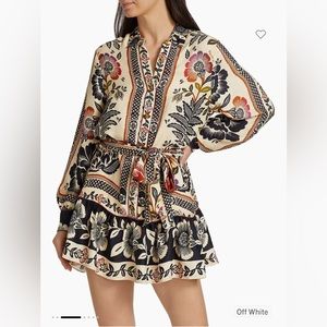 NWT FARM Rio Romantic Garden Mini Dress